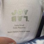 JoyLab  blue white tie dye padded athletic sports bra, size XS Photo 4