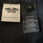 Harley Davidson  Full Zip Vest Sleeveless Shirt Black Sz 1W Women’s Collar Top Photo 7
