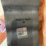 Free People  Womens Brown Wedge Slide Platform Sandals Size 38 US 7.5 Suede Boho Photo 9