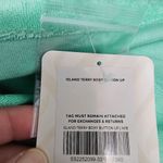 Fabletics  Tropical Water Island Terry Boxy Button Up Size Medium Photo 6