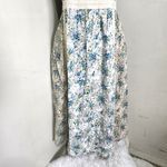 As Know As Maxi Cottage Peasant Dress Blue Size M Photo 3