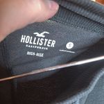 Hollister  Y2K Embroidered High Rise Black Joggers Size Small Photo 3