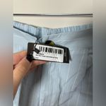 Pretty Little Thing  Blue Poplin Pinstripe Tailored Wide Leg Trousers Photo 3