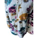 Anthropologie  Rosemarie Hooded Sherpa Jacket Teddy Sweater Floral XS Photo 9