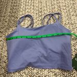 Halara NWT Purple UltraSculpt Double Strap Twisted Backless Yoga Tank Top Photo 8