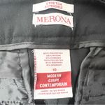 Merona  Black Modern Fit Stretch Trouser Office Pants Women’s Size 10 Photo 5
