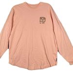  Spirit Jersey Shirt Womens Medium Peach Rose Gold Walt Disney‎ World Photo 0