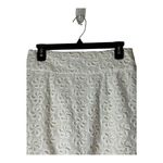 Leifsdottir Anthropologie Skirt Women 4 White Lace Crochet A‎ Line Mini Boho Photo 4