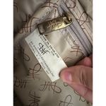 Diane Von Furstenberg Vintage DVF Travel Makeup Train Case Duffel Bag Brown Monogram Tapestry Lock Photo 8