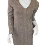 ZARA  Trafaluc Body Con Long Sleeve Dress Size L Photo 9
