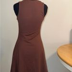 Chic Sleeveless Brown Mini Dress Size 6 Photo 4