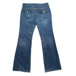 Old Navy Vintage Y2K  Low Waist Flare Jeans Womens‎ Size 8 Dark Wash Denim Retro Photo 1