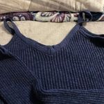 Aeropostale  Cold Shoulder Crop Sweater Sz L Photo 2