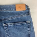 Edwin women's size 29 denim jeans raw hem crop straight leg usa Blue Photo 4