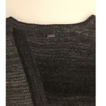 prAna Julien Charcoal Ombré Split Back V-neck Sweater Sz M Photo 6