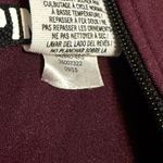 Victoria's Secret VS Pink Ultimate Quarter Zip Pullover Maroon Black Long Sleeve Size Large Photo 8