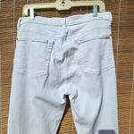 7 For All Mankind Josefina White Button Fly Boyfriend Jeans SZ 31 Photo 4
