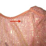 Free People NWT  Unapologetic Scoop Back Sequin Long Sleeve Top MEDIUM Photo 8