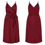 City Chic Pomegranate Red Dreaming Dress Sz.XXL/24 NWT Photo 3