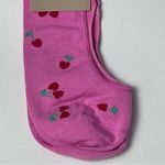 J.Crew Womens Heart and Cherries No Show Ankle Socks Pink Photo 7