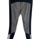 Tangerine High Rise Athletic Stretchy Leggings Sz Small Running  Gray Black Mesh Photo 2