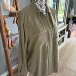 La Ju  green size XXL button down tunic top Photo 2