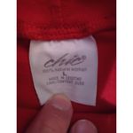 Chic womens red turtleneck size Large vintage Photo 1