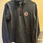 Vineyard Vines Navy And Light Pink Quarterzip Photo 0