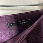 Loft Skinny Purple Dress Pants Women's 6 Photo 2