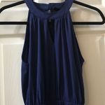 NWT Mossimo Blue High Neck knit Dress XS Photo 4