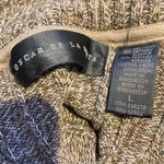 Oscar de la Renta  oatmeal quarter zip L sweater. Photo 3