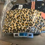 BP . Leopard Print Fuzzy Sherpa Pullover Quarter Zip Black Pink - M‎ Photo 10