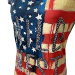 VTG. WESTERN RHINESTONE WILD WEST CUT OUT T SHIRT SMALL Blue Photo 4