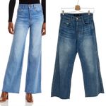 Veronica Beard Taylor High Rise Wide Leg Jeans Durango Wash Blue Size 26 Photo 1