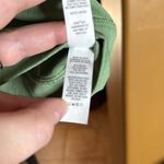 Aerie NWOT Offline Real Me Cropped Henley Ribbed Snap Tee Green Size Small Photo 9