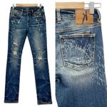 Rock Revival NWT Remix by Straight Leg Jeans in Destroyed Blue Wash Size 24 NEW Photo 12