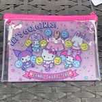 Sanrio Pink Blue Zipper Bag Double Sided Photo 1