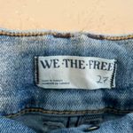 We The Free Straight leg Jeans High Waist Light Wash 27 Stretch Y2K Streetwear Photo 4