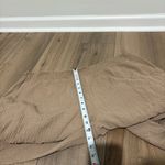 Coldwater Creek  smocked gauze textured pull on wide leg‎ pants tan beige size XL Photo 6