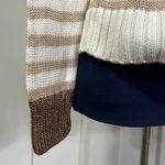 Banana Republic Women’s Metallic Stripe Sweater Size M Photo 2