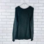 Wooden Ships Charcoal Gray Sweater with Camo Blue Star Size S/M Photo 3