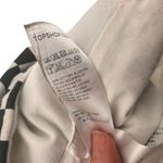 Topshop  Black & White Checkered Bandeau Crop Top Size 2 Photo 5