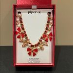 Piper  K | Christmas Plaid Bow Charm Necklace 🎄 Photo 9
