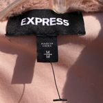 EXPRESS  Blush Pink Super soft faux fur jacket M Photo 3