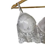 Marilyn Monroe Bra Womens 36C White Longline Sexy Lace Underwire Romantic Bridal Photo 1