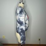 Vans Tie-Dyed Long Sleeve Sweatshirt- Blue and White- Small Photo 4