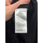 LILLA P Gauze Embroidered Dress Black Tassel Fringe Short Sleeve sz S Boho Photo 6