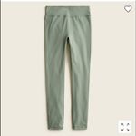 J.Crew  High-rise 7/8 leggings in Signature flex. Size Medium. Pale‎ Cypress New Photo 1