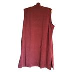 Coco + Carmen NWT Weekend Brushed Pocket Vest L/XL Cozy Lounge Lagenlook Holiday Photo 3