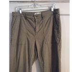 Lila Ryan Linen Blend Green Cropped Pants  10 Martina Straight Capri Photo 5